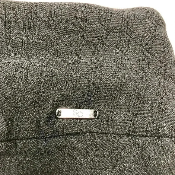 S.C.  & Co Bermuda Shorts Black Square Pattern Size 8 - Picture 12 of 16